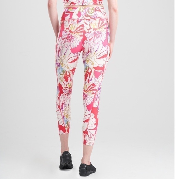 Josie Natori Solstice Printed 7/8 Leggings -pants
Pink Poppy size L - Picture 2 of 8